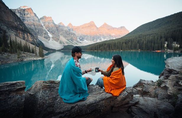 Moraine Lake Sunrise Experience from Canmore or Banff