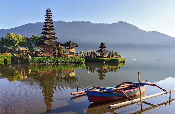 Bali Lake Bratan, Twin Lake, Jatiluwih Terrace, Hidden Waterfall