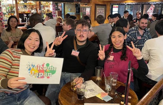 Meet Locals and Japanese Speaking Experience at British Pub Osaka