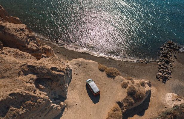 Cinematic Private Tour of Santorini in a VW Van