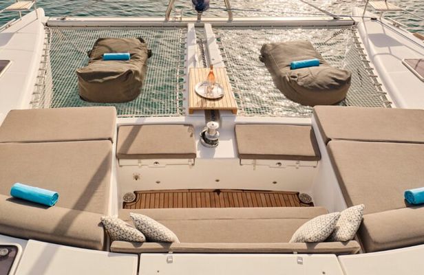 Heraklion: Dia Catamaran Cruise with Lunch by Top-50 Greek Chef