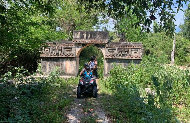 ATV Jungle Adventure to Hidden Mayan Ruins and Caves