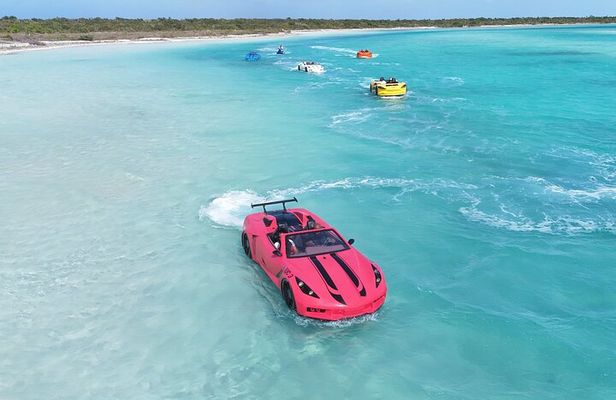 Explore Shipwreck and Hidden Island Beaches in 1-Hour Jetcar Tour