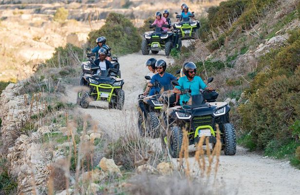Gozo Quad Bike Self-Drive Tour Including Comino Mini Cruise