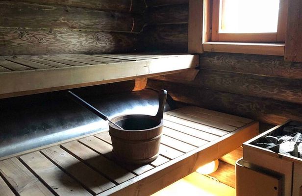 PRIVATE Finnish Forest Sauna + 3 course Finnish Dinner