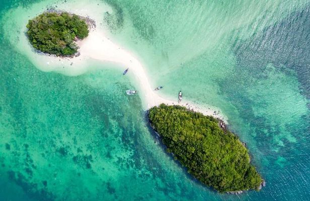 Early bird Phi Phi islands and 4 Islands by Speedboat Tour