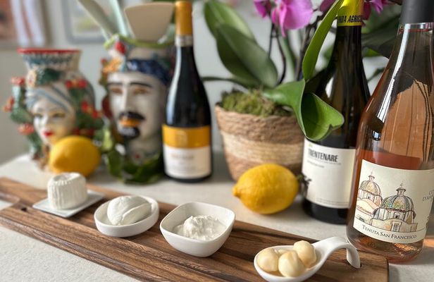 4 Wines and 4 Mozzarella Tasting