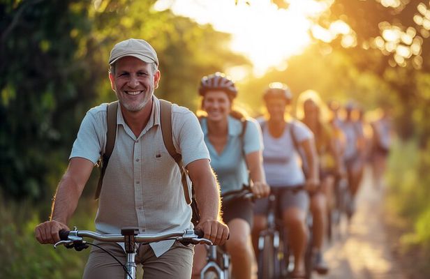 Private bike tour to Leipzig New Lakeland with certified guide