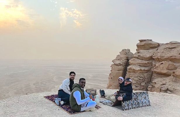 Riyadh Edge of The World Off Road 4x4 Bat Cave & Camels Hike tour