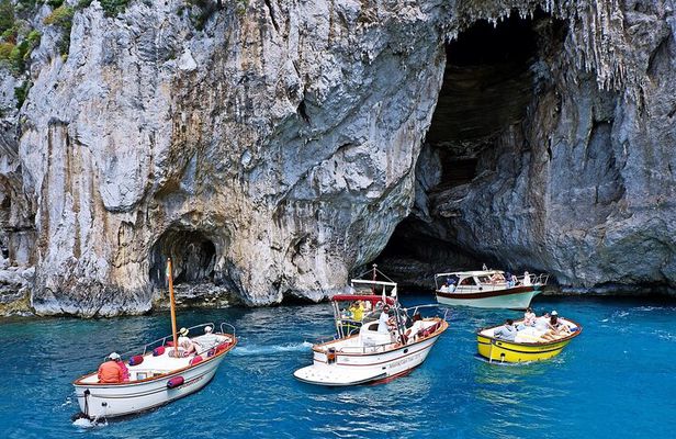 Capri Boat Ride and Anacapri Small Group Tour