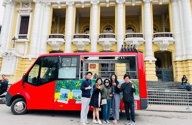 Hanoi Exclusive Craft Beer Bus: Cultural Sightseeing City Tour