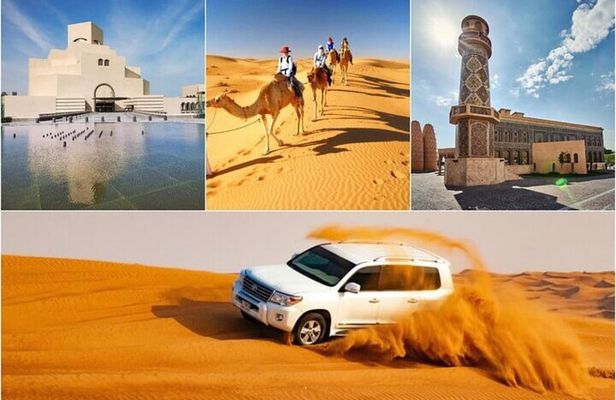 Doha:Combo City Tour and Desert Safari Tour Full Day Private Tour