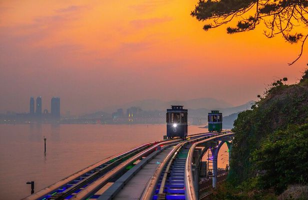 Busan Sunset Tour with Sky Capsule, Old Town and Local Snacks