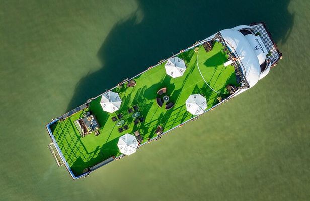 Halong Bay Full Day Tour with Buffet Lunch and Sunset Party