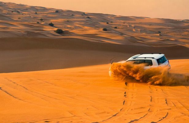 Luxury Desert Safari with Dune Bashing Camel Rides and BBQ Dinner
