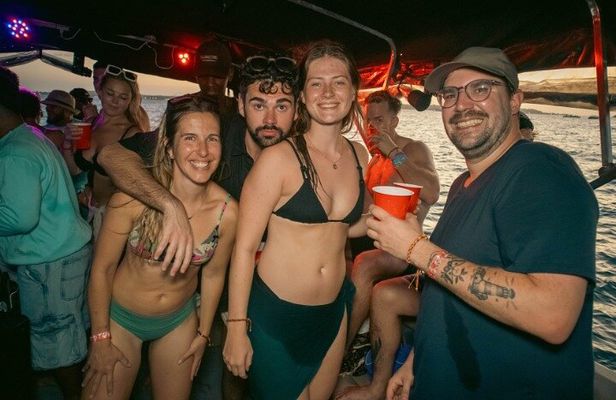 Sunset boat party