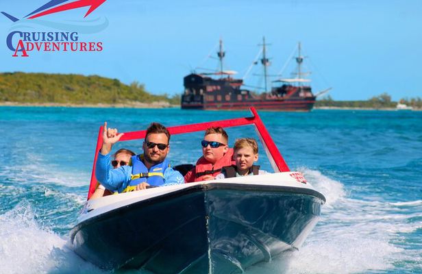 Self Drive Speedboat and Swim with the Pigs
