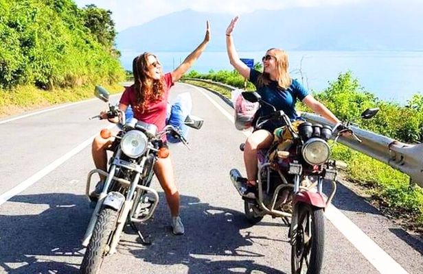 Golden Hand Bridge from Hue, Da Nang, Hoi An by Mr T Easy Rider