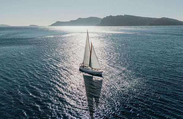 Santorini Semi-private Morning or Sunset Volcano Sailing Tour