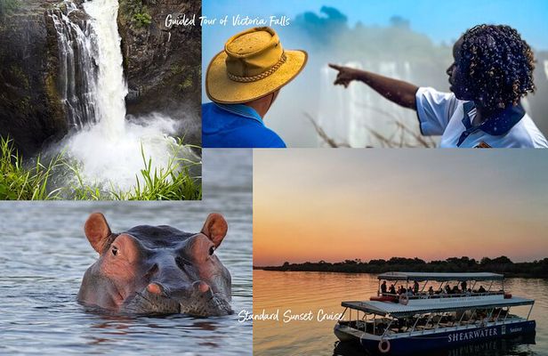 Basic Combo Std Sunset Boat Cruise & Guided Tour of Victoria Fall