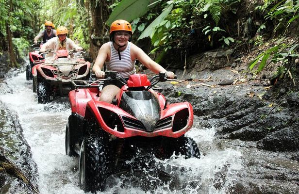 ATV Quad Bike Track Tunnel & Waterfall Includes Private Transfer