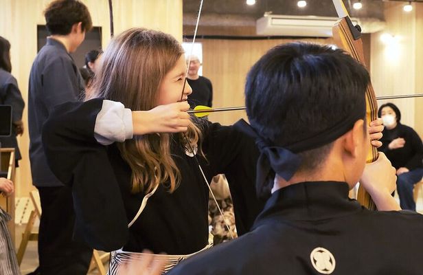 Samurai Kyudo (Archery) and Katana Experience in Tokyo, Asakusa