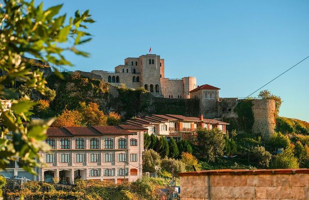 Kruja Old Town and Bovilla lake day tour from Durres and Tirana