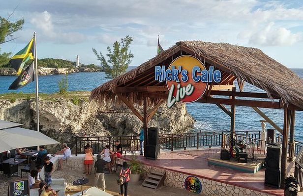 Negril Beach, Ricks Cafe and Margaritaville from Montego Bay