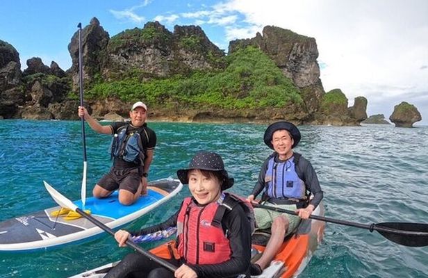 Okinawa East Coast 3-hour Marine Experience: Kayak or SUP
