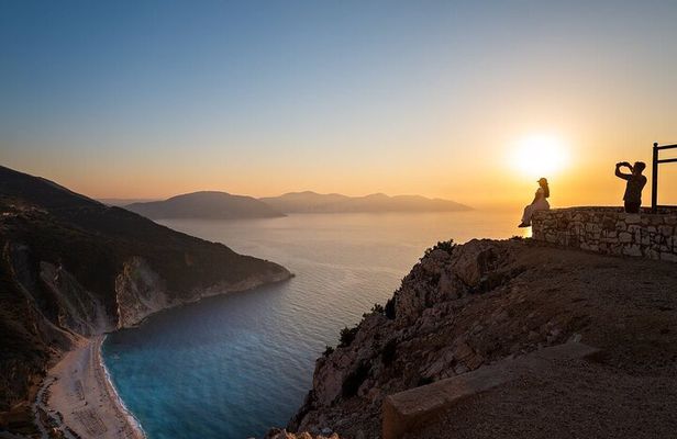 Golden Hour in Kefalonia A Private Tour with Sunset and Wine