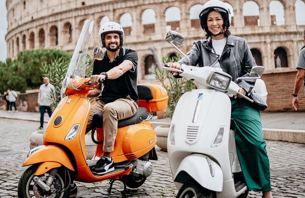 Classic Rome Vespa Tour History Views and Fun