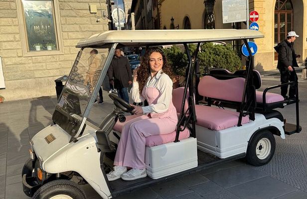 Private Pink Tour Florence Electric Golf Cart 
