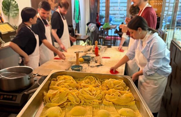 Florence; Cooking Course Pasta/Tiramisu and Lots of Wine