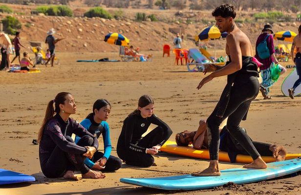 Surf lessons in Taghazout all levels | Learn to surf in morocco