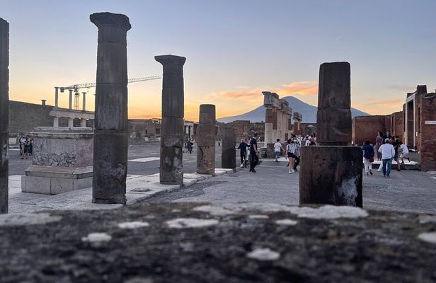 Pompeii from Afternoon to Sunset