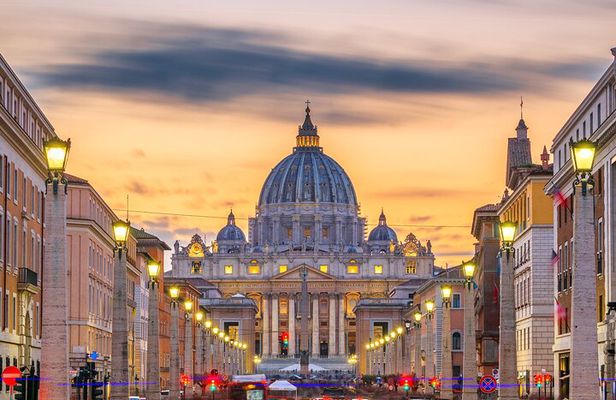 Tour of St. Peter's Basilica, Holy Door and Dome