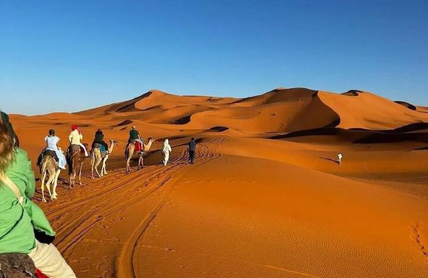 Marrakech to Sahara Desert 3-Day Tour Dunes Oasis