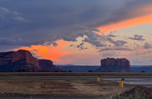 Mogollon Rim Sunset 80 Miles Sedona Helicopter Tour