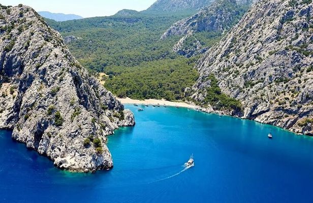 Porto Genoese Boat Trip & Mud Bath with Lunch from Antalya