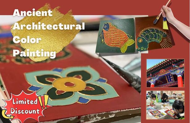 Ancient Architectural Color Painting- Create your own piece
