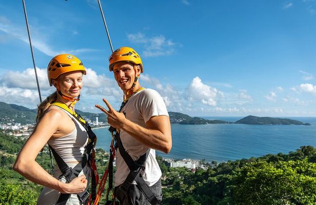 Erawan Patong Ultimate Zipline with Ocean View from Phuket