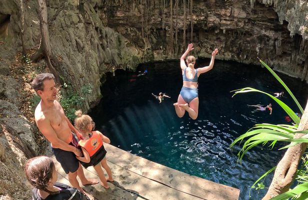 Explore 4 Amazing Cenotes with Lunch Tour from Merida