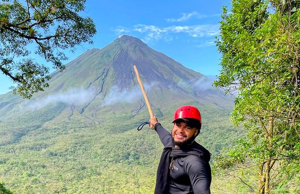 Premium Adventure from San Jose Arenal Volcano Waterfall and Thermal
