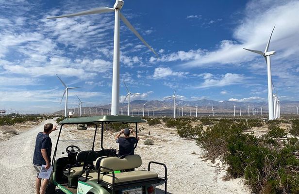 Palm Springs Windmill Guided Tour by Golf Cart