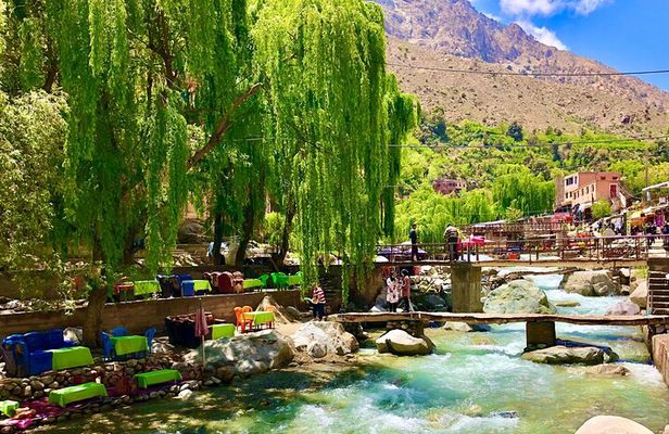 Discover the majestic Atlas Mountains and waterfalls