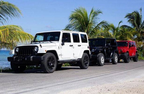 Cozumel: Private Jeep Tour, Mayan Ruins, Snorkeling & Lunch