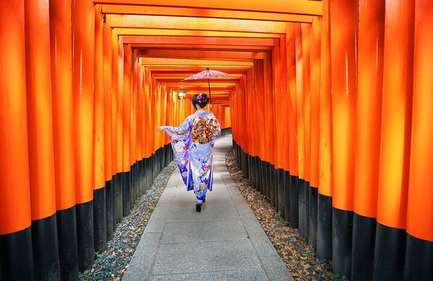 Best of Kyoto and Nara Highlights Day Tour from Osaka (7~9 spots)