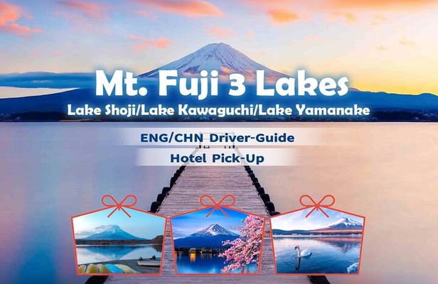 Tokyo: Mt Fuji 3 Lakes Day Trip Secret Spots and Seasonal View