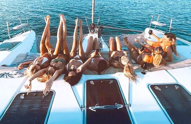 Athens Catamaran Half Day Semi Private Cruise Tour