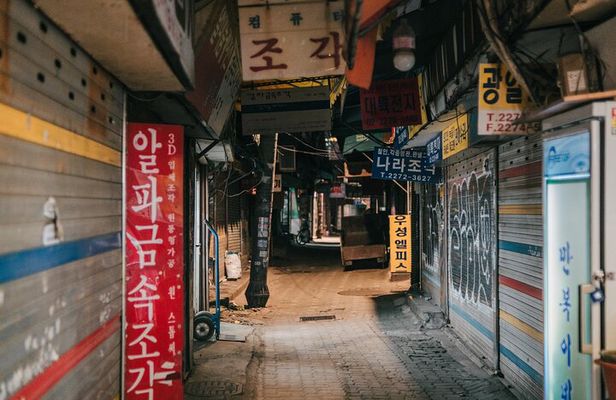 Seoul Neon-sign Photoshoot and Hidden gem History Walking Tour